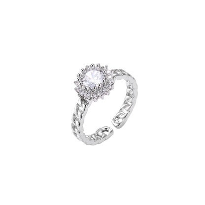 Kosmischer Ketten-Halo-Ring - Vondora