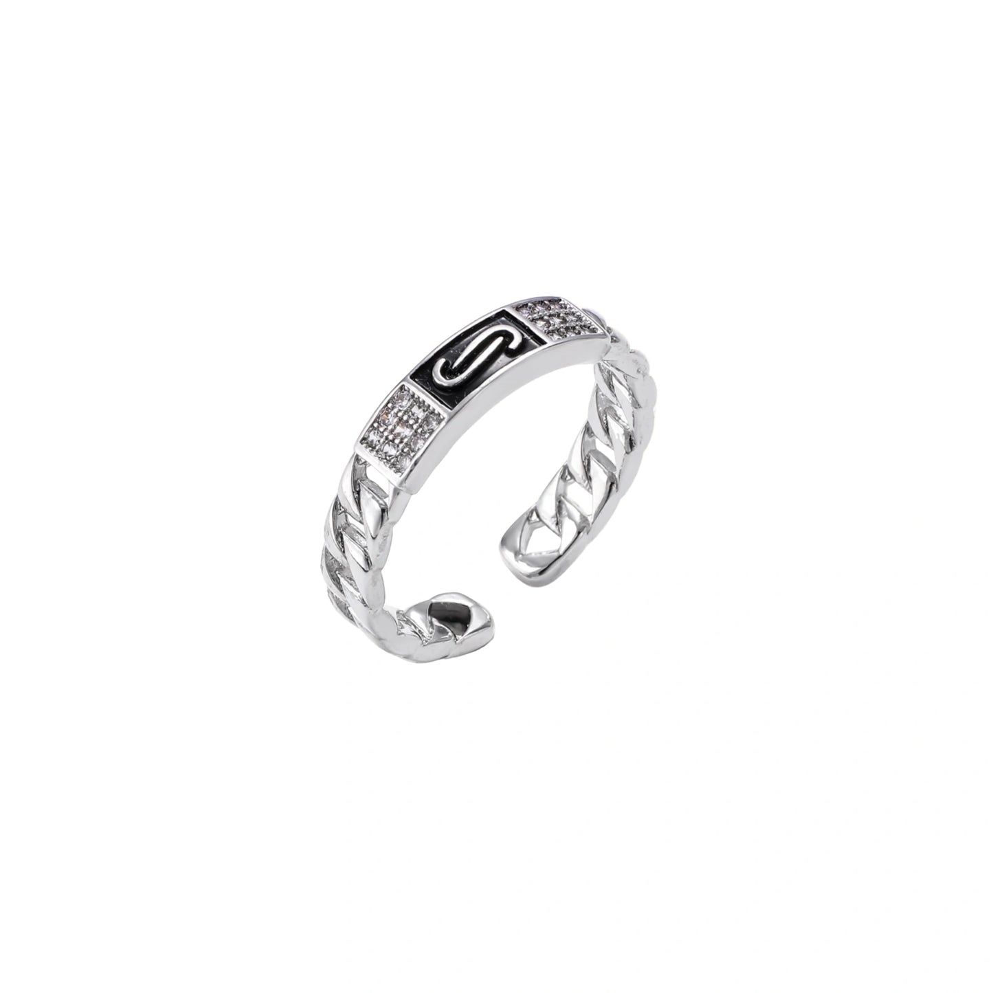 Kosmischer Ketten-Halo-Ring - Vondora